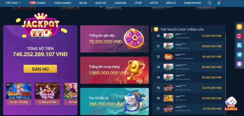 Thưởng nạp lại hàng tuần